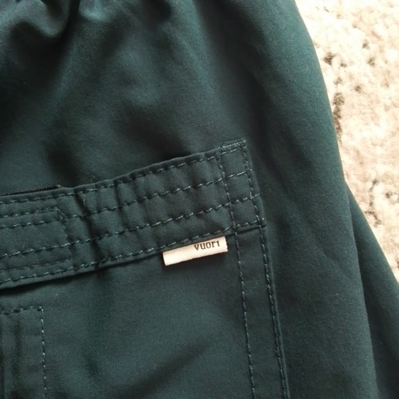 Vuori Men's Kore Shorts Small Teal Recycled Polyester Drawstring - Picture 4 of 5